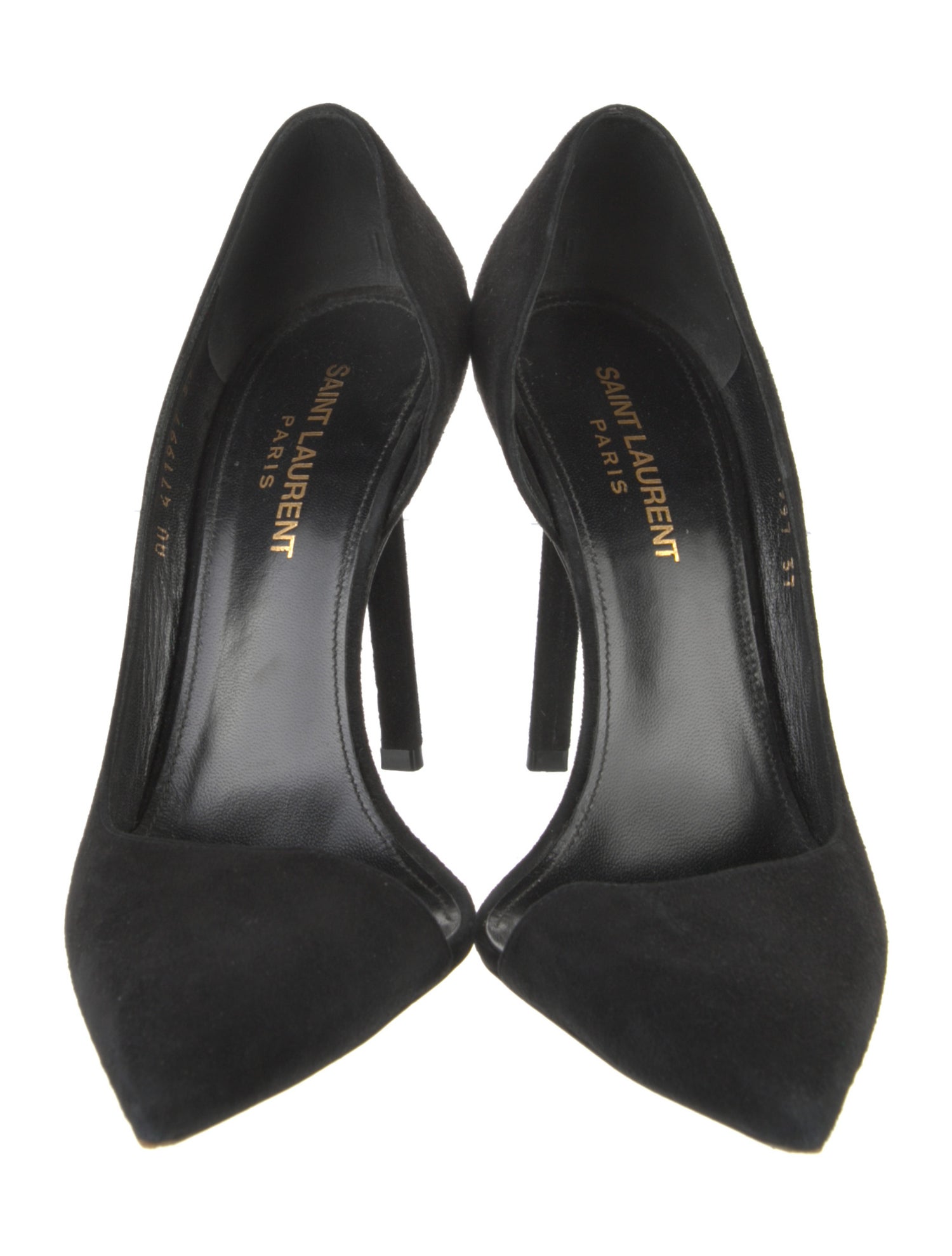 Saint Laurent Suede D'Orsay Pumps
